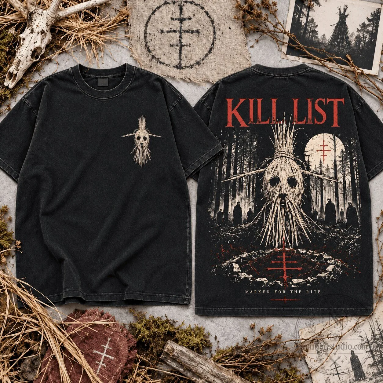 Kill List Marked For The Rite Horror Movie Graphic T-Shirt