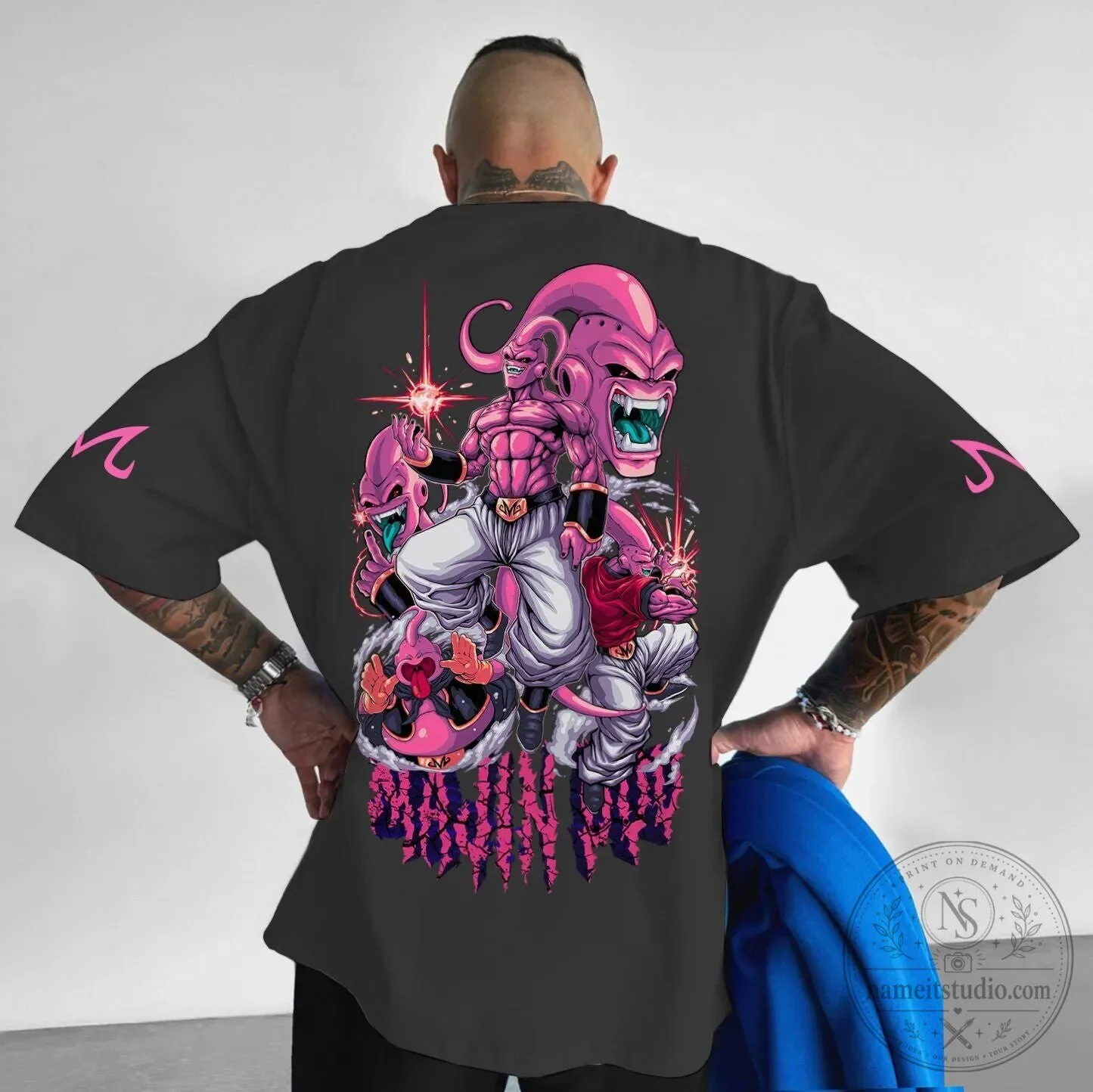 Majin Buu Dragon Ball Z Anime Manga Character Graphic T-Shirt