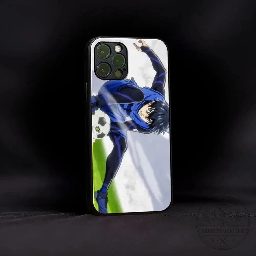 Blue Lock Isagi Yoichi Striker Anime Phone Case for iPhone 14 Pro Max