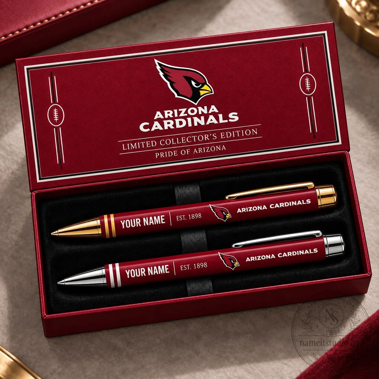 Arizona Cardinals Personalized Ballpoint Pen Set 1 Arizona Cardinals Personalized Ballpoint Pen Set