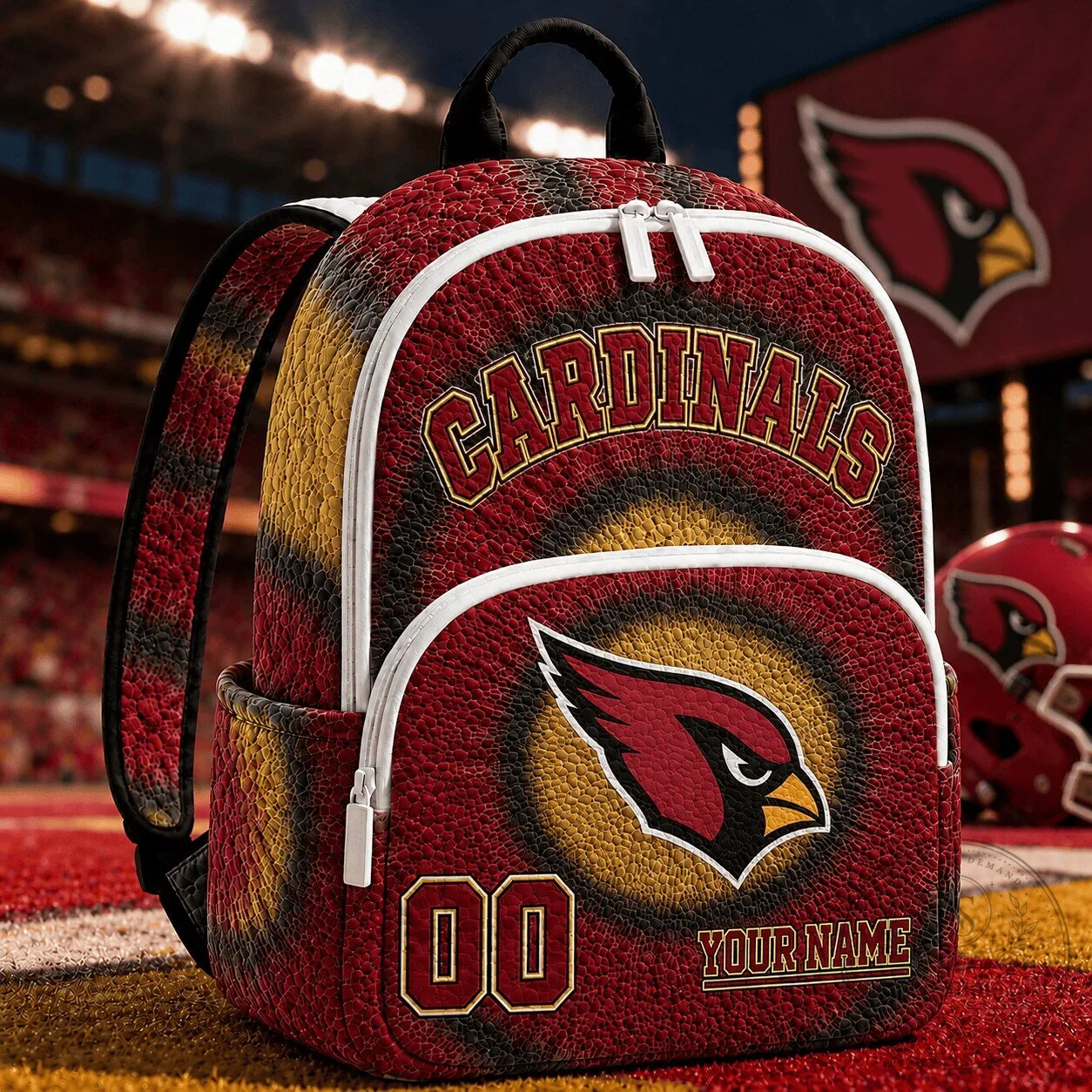 Arizona Cardinals NFL Football Team Custom Backpack