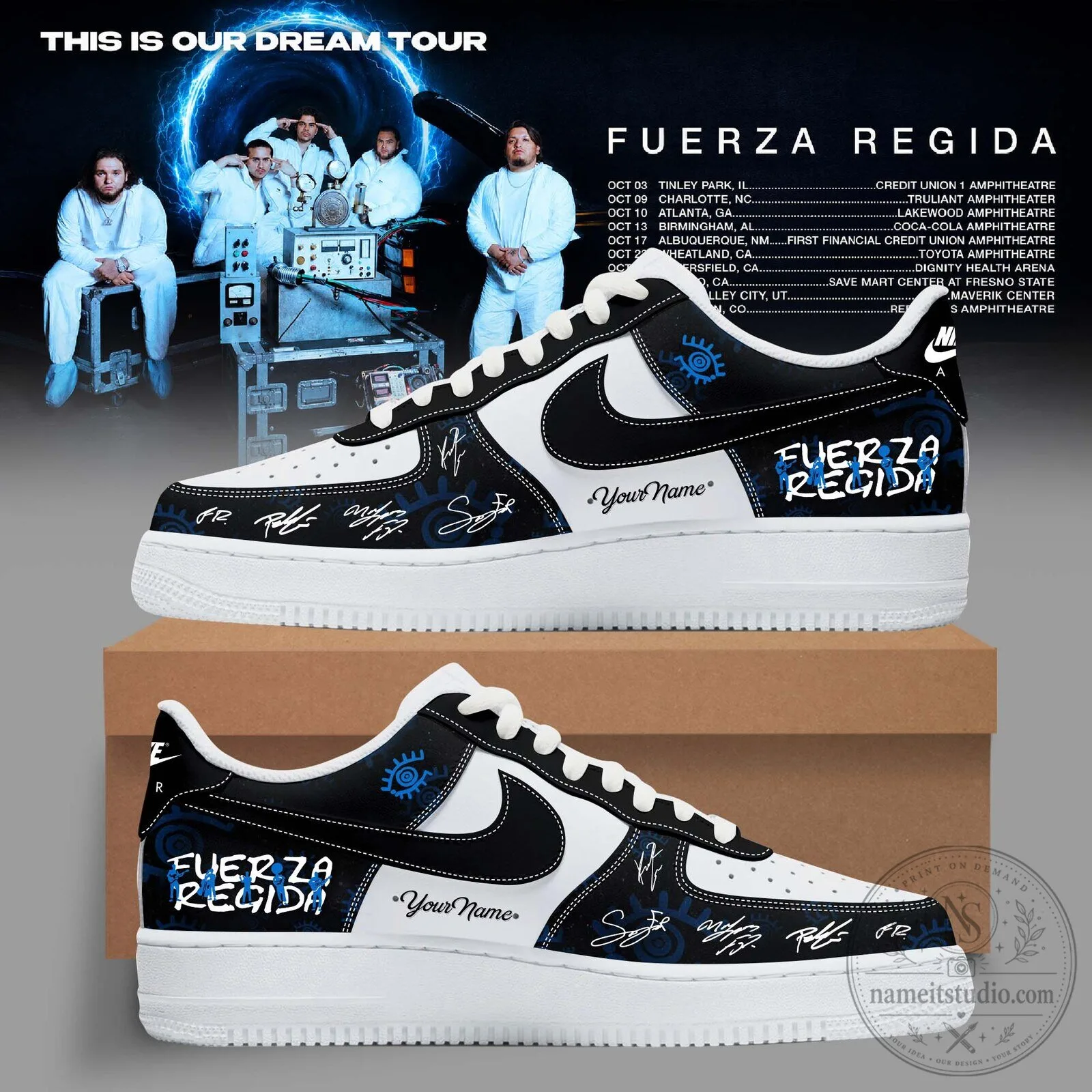 Fuerza Regida This Is Our Dream Tour Concert Schedule Shoes 4 Fuerza Regida This Is Our Dream Tour Concert Schedule Shoes