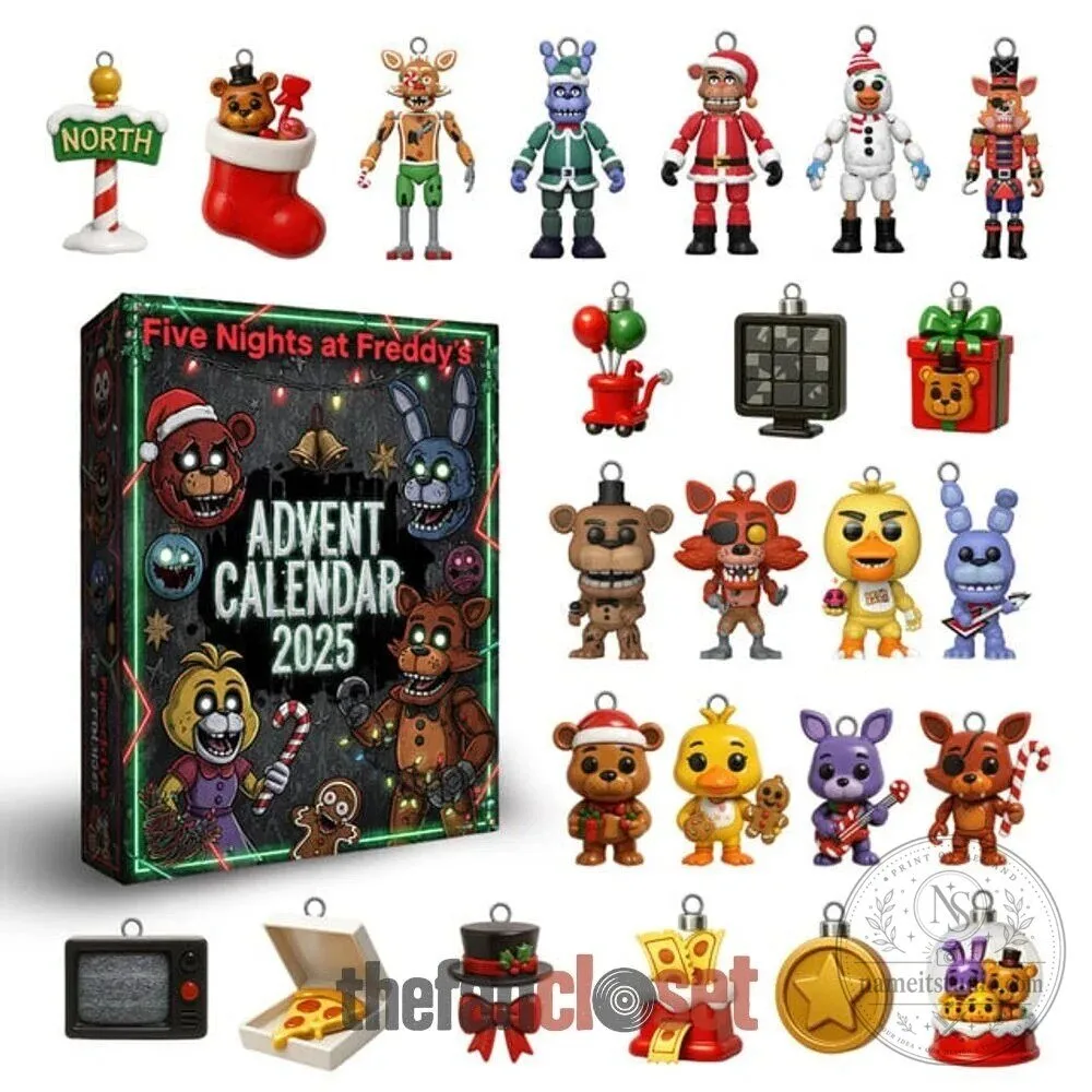Five Nights at Freddy's Advent Calendar 2025 with Mini Figures