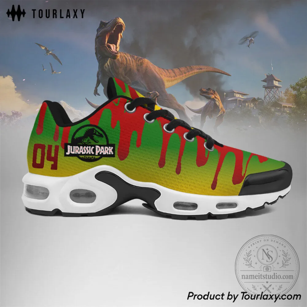 Jurassic Park Logo Red Drip Design Unisex Running Shoes 9 Jurassic Park Logo Red Drip Design Unisex Running Shoes