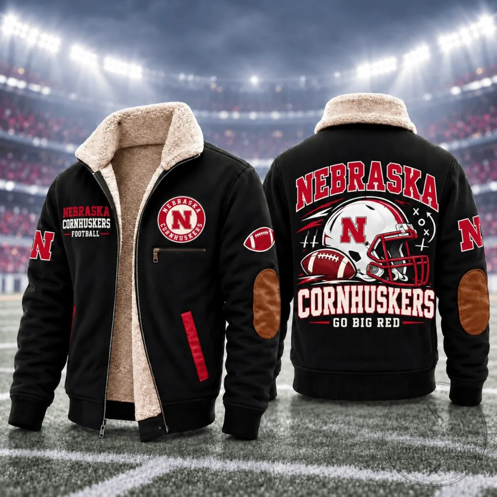 Nebraska Cornhuskers Football Team Gameday Fleece Jacket Nebraska Cornhuskers Football Team Gameday Fleece Jacket