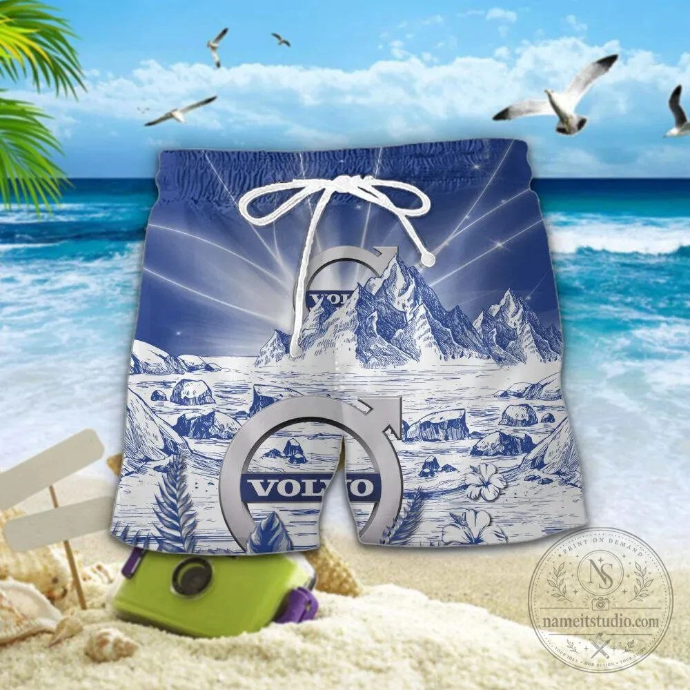 Volvo Car Logo Blue Mountain Summer Beach Hawaiian Shirt 13 Volvo Car Logo Blue Mountain Summer Beach Hawaiian Shirt