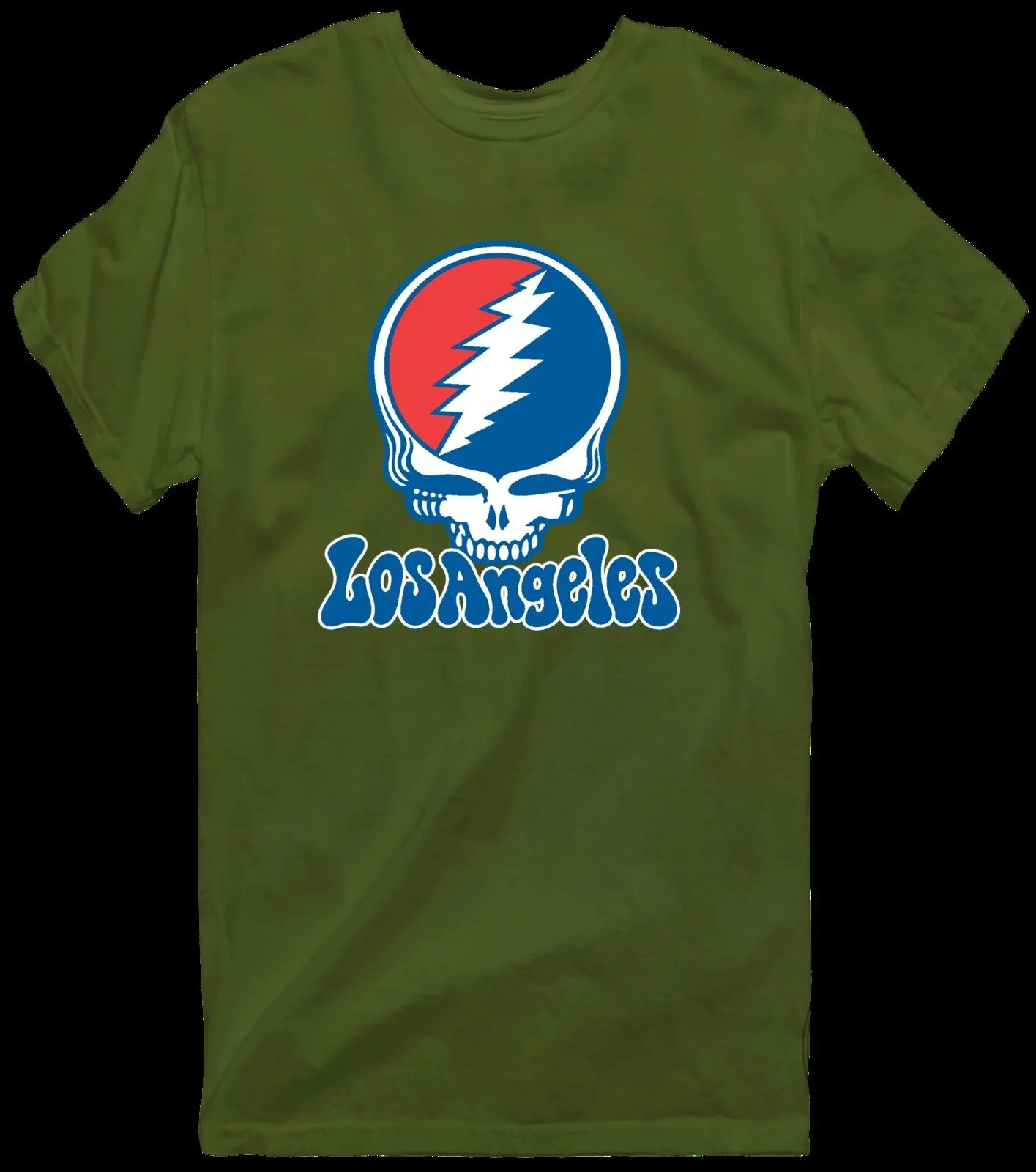 Grateful Dead Los Angeles Steal Your Face Skull Rock Band T-Shirt 19 Grateful Dead Los Angeles Steal Your Face Skull Rock Band T-Shirt