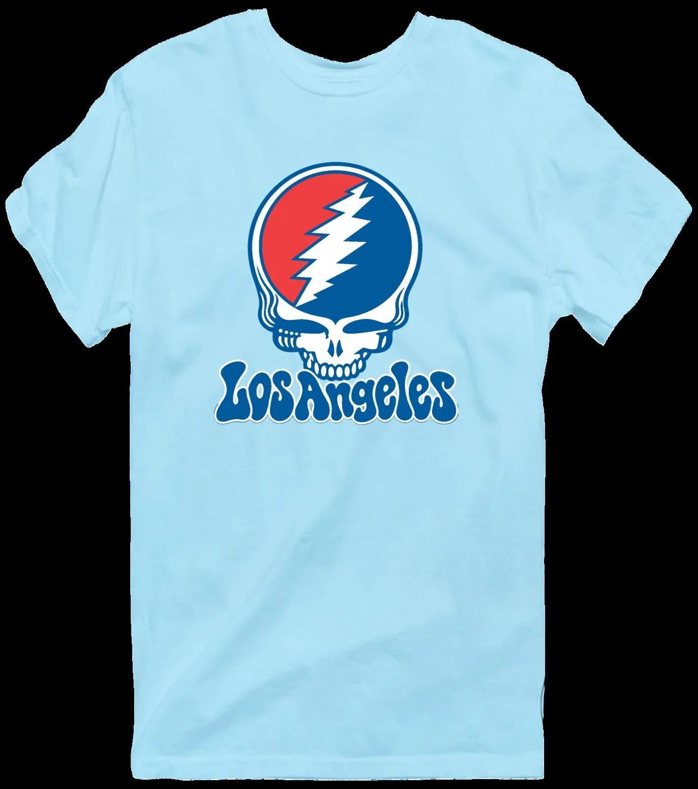 Grateful Dead Los Angeles Steal Your Face Skull Rock Band T-Shirt 22 Grateful Dead Los Angeles Steal Your Face Skull Rock Band T-Shirt
