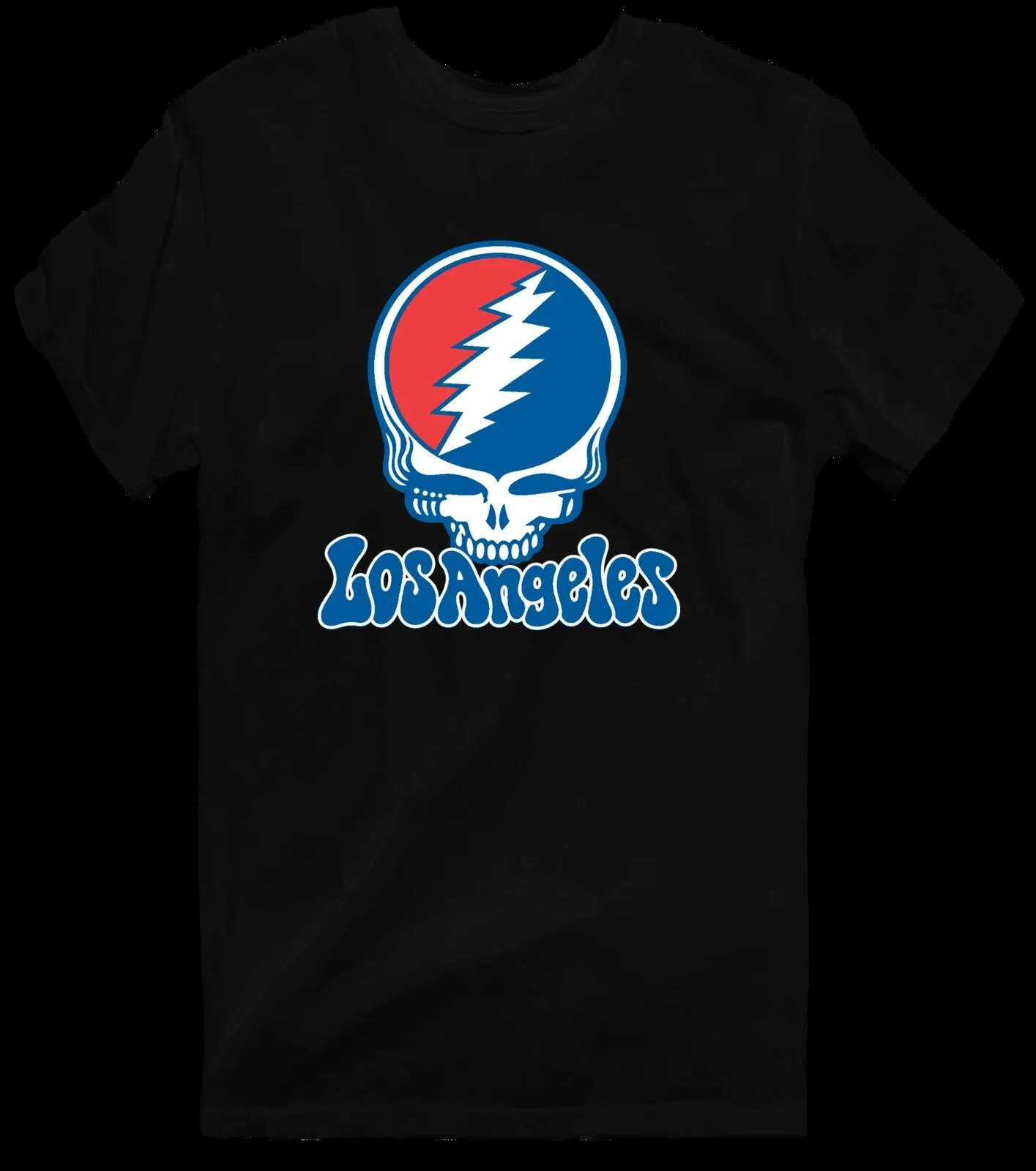 Grateful Dead Los Angeles Steal Your Face Skull Rock Band T-Shirt 25 Grateful Dead Los Angeles Steal Your Face Skull Rock Band T-Shirt