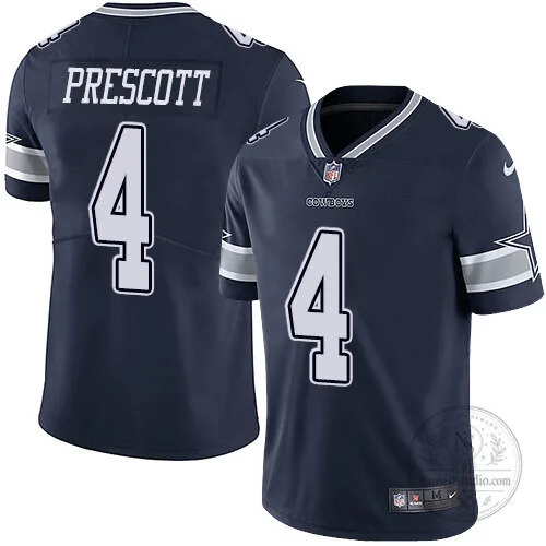 Dak Prescott Dallas Cowboys Navy Blue NFL Football Jersey 2 Dak Prescott Dallas Cowboys Navy Blue NFL Football Jersey