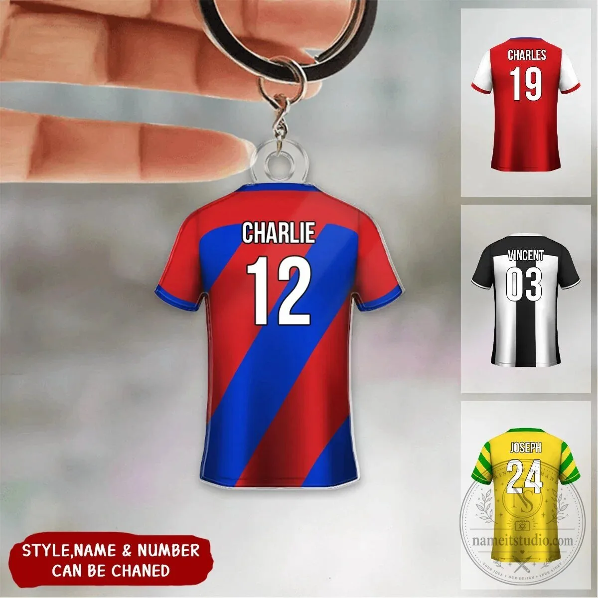 Personalized Soccer Jersey Name Number Keychain Custom Football Team Shirt Keyring 8 Personalized Soccer Jersey Name Number Keychain Custom Football Team Shirt Keyring